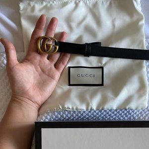 Thin Gucci Belt - brand new 30-32